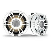 Fusion Signature Series 3i Marine Wake Tower Speakers 8.8" 330-watt CRGBW Sports White Wake Tower Speakers (Pair) - 010-02773-50 - Fusion 